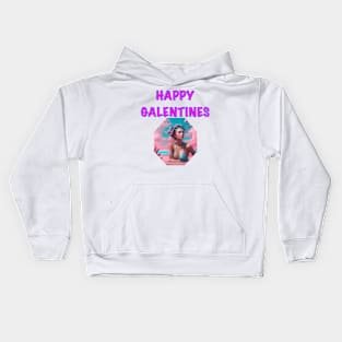 Galentines day on the beach Kids Hoodie